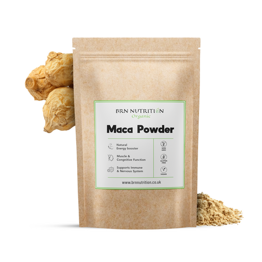 Organic Maca Powder Raw Peruvian Superfood Supports Energy & Immunity